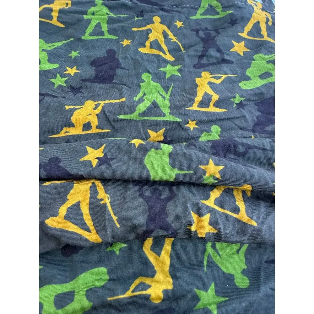 Gigi and Max Army Men Bamboo Swaddle Blanket Toy Soldiers | 95% Bamboo Viscose